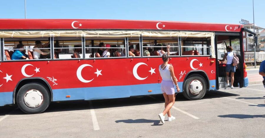 From City of Side: Cabrio Bus Safari & Boat Tour With Lunch