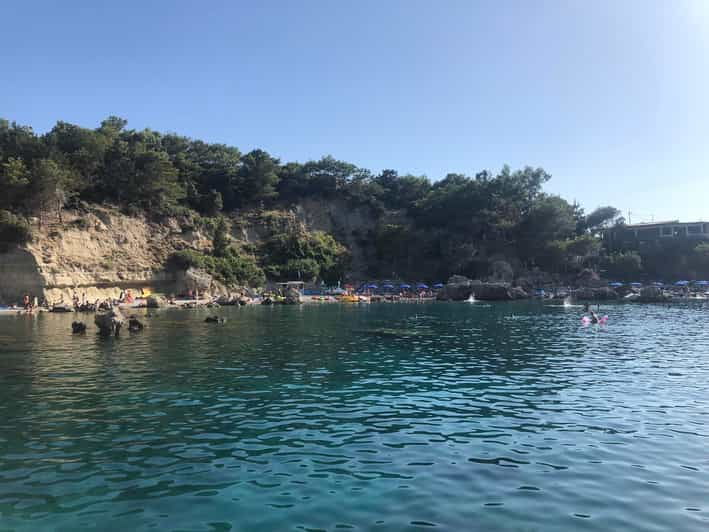 From Faliraki: Rhodes Sunset Cruise With Swimming and Snacks