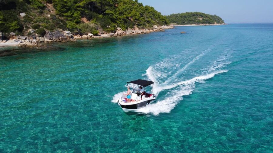 From Kassandra: Explore Chalkidiki by Boat With Soft Drinks