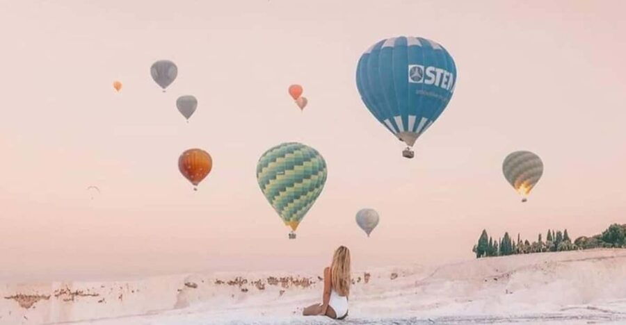 From Kusadası: Pamukkale Day Trip W/Optional Balloon Flight