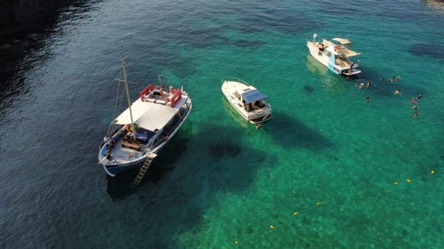 From Lefkimmi: Evening Boat Trip to Sivota & Blue Lagoon