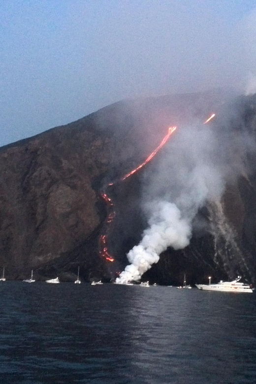 From Milazzo: Active Volcanos & Sciara Del Fuoco (Stromboli)
