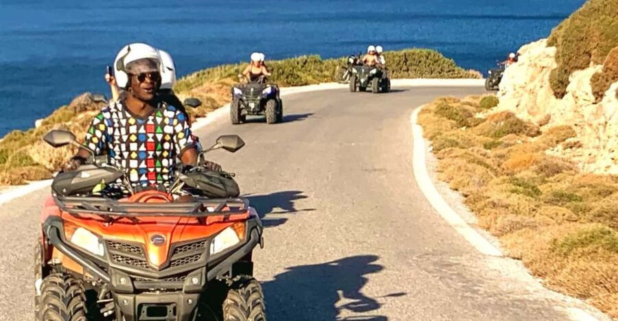 From Platanias: Quad Safari With Hotel Transfer