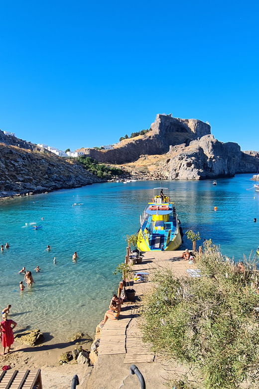 From Rhodes: Lindos, Seven Springs and Kalithea Private Tour
