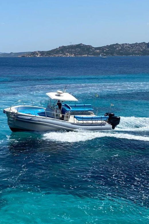 From S.Teresa Gallura: La Maddalena Archipelago Dinghy Tour