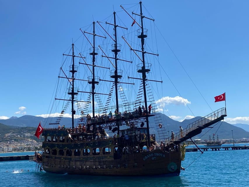 From Side: Pirate Boat Tour to Alanya With Lunch - Tour Overview