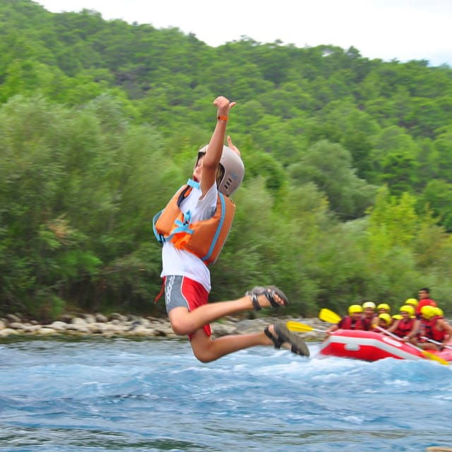 From Side: Whitewater Rafting Tour at Köprülü Canyon