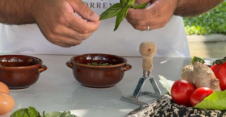 From Sorrento: Cooking Class in Lemon Grove