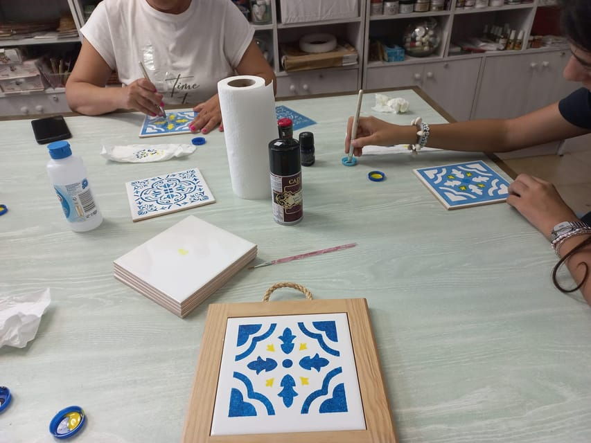 Gaia: Tile Painting Workshop, Port Wine and Pastel De Nata - Workshop Overview