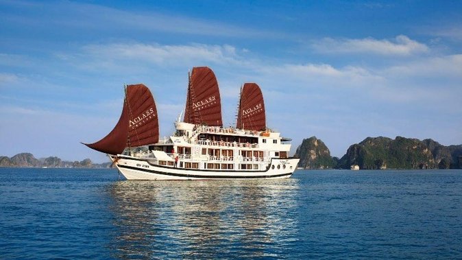 Halong Bay 2 Days 1 Night With Aclass Legend Cruise 4 Star Luxury - Itinerary Highlights