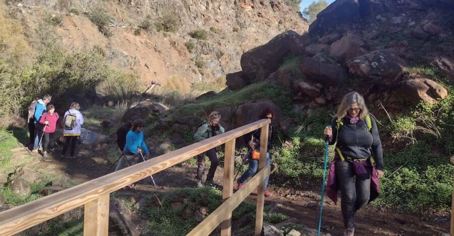 Hiking and Bathing in Natural Pools in the National Park