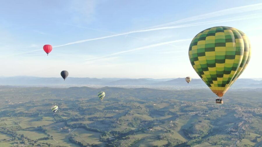 Hot Air Balloon, Pienza, Montalcino, Val Dorcia