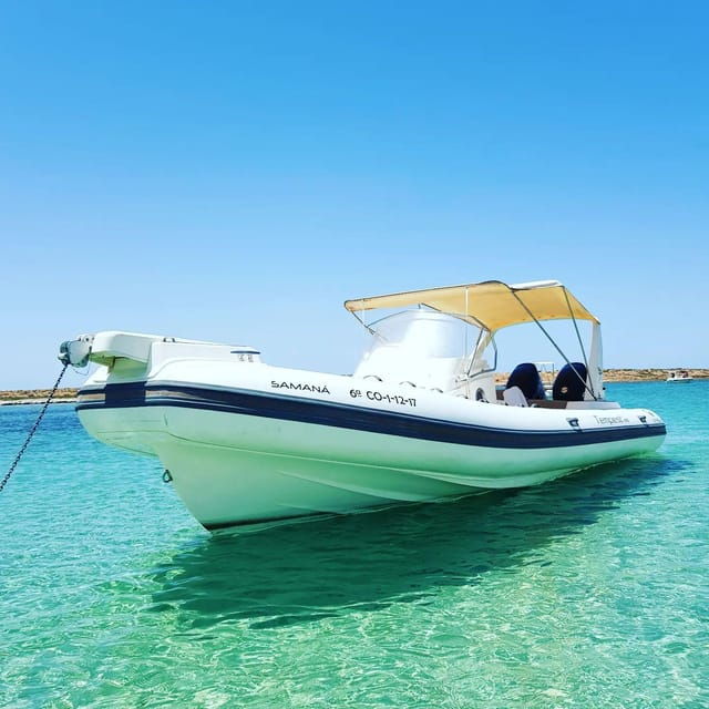 Ibiza and Formentera Aboard a Semi-Rigid Treasure (Samaná)