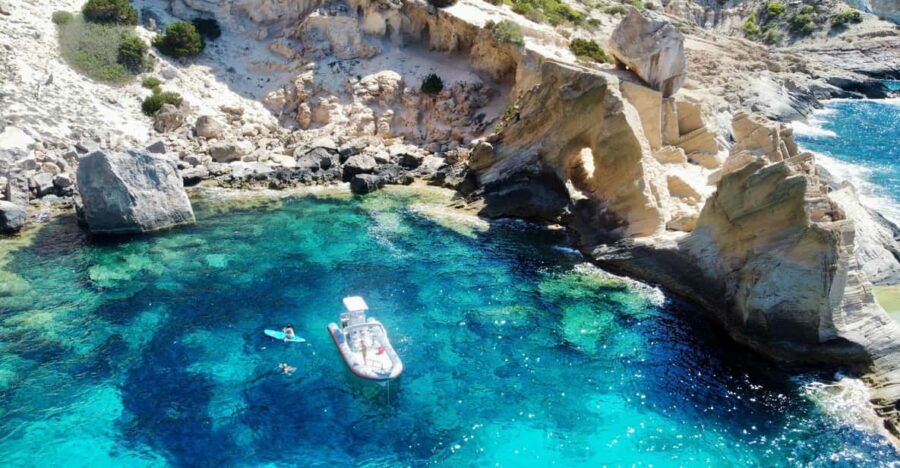 Ibiza: Private SpeedBoat to Es Vedra & Atlantis + Snorkel