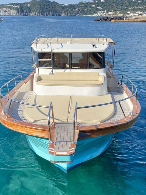 Island of Ischia: Private Full Day Boat Tour on Cilento 12M