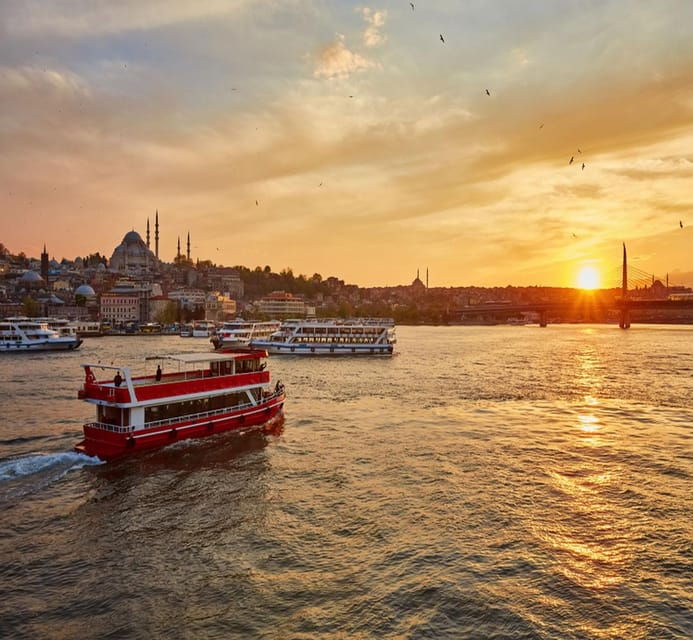 Istanbul Bosphorus Sunset Guided Cruise Tour