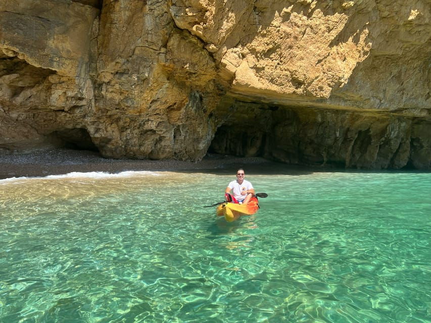 Kayak Route in Granadella Javea Cova Llop Marí, Cala En Caló
