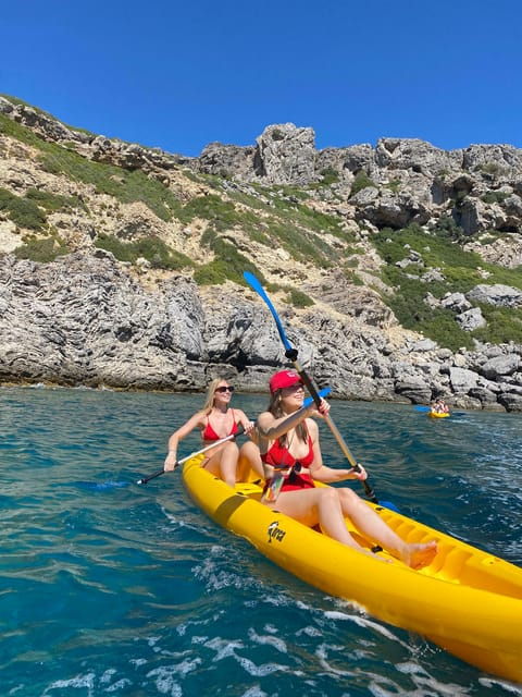 Kayaking at Traounou Caves