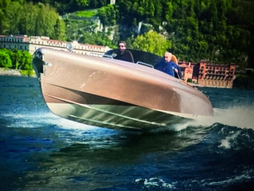 Lake Como 1 Hour Luxury Private Boat Tour With Driver