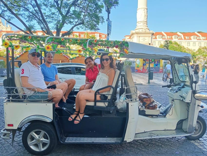 Lisbon: Half-Day/4 Hour Private Guided City Tour by Tuk-Tuk