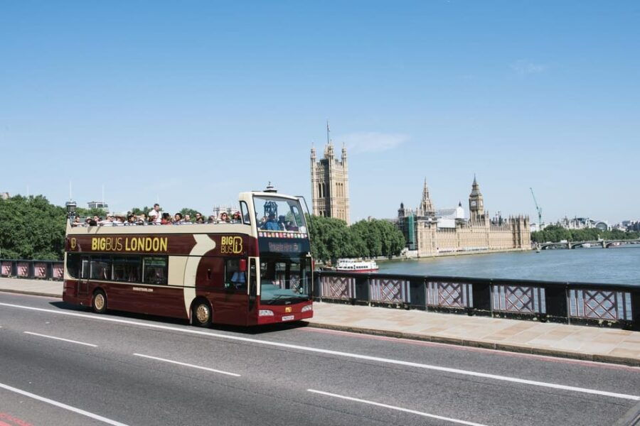 London: Big Bus Hop-On Hop-Off Tour With River Cruise Option