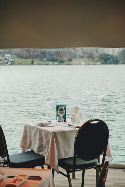 Lunch Cruise, Lake Annecy, Emerald Menu (Vegetarian)