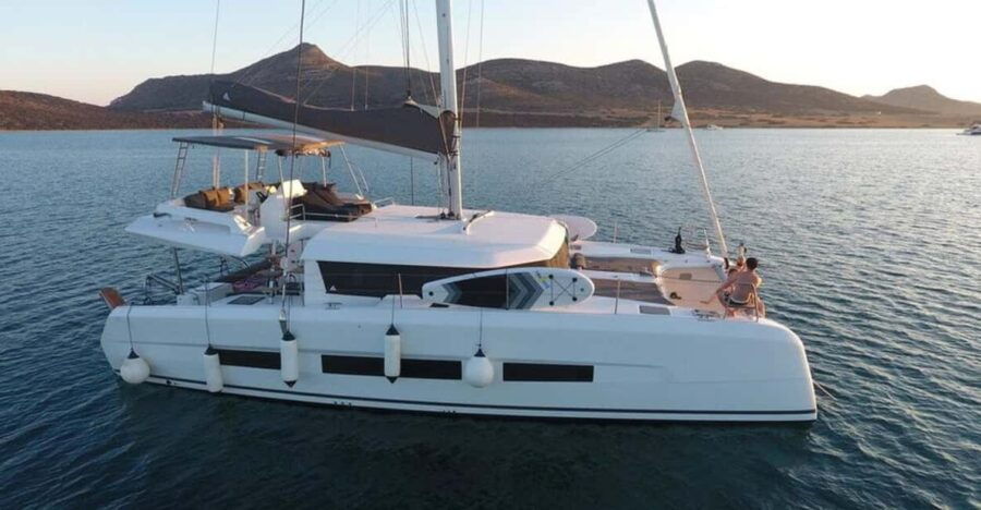 Luxury Sailing Catamaran – Explore Aigina & Moni For A Day
