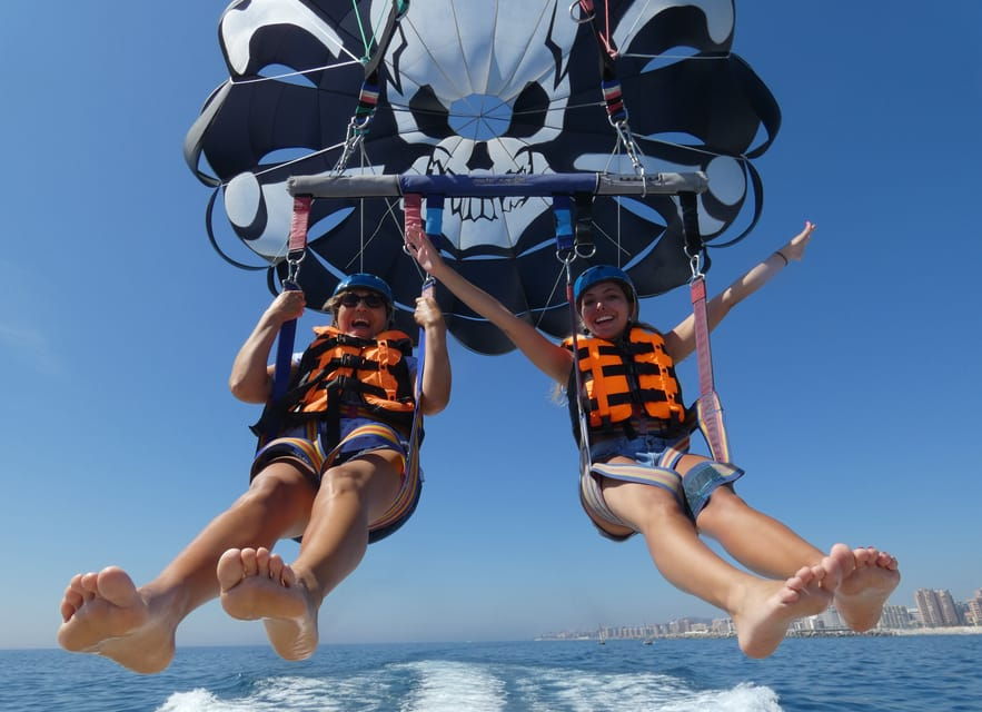 Marbella: Parasailing Flight From Puerto Banus
