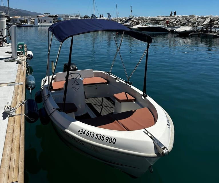 Marbella: Puerto Banús Boat Rental With No License Needed