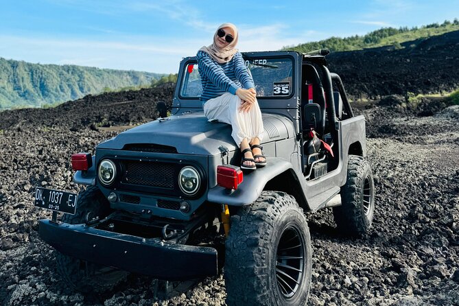 Mt Batur Volcano Black Lava & Black Sand by Jeep – All Inclusive