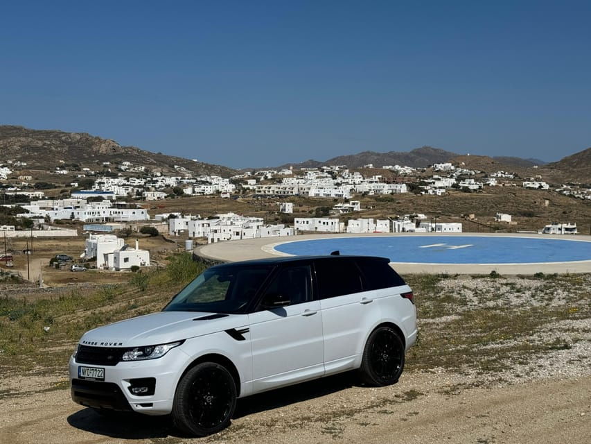 Mykonos Private Arrival/Departure Transfer With Range Rover - Service Overview