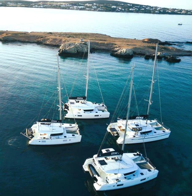 Naxos: Private Sunset Catamaran Cruise With Dinner - Overview of the Experience