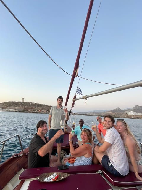 Naxos: Sunset Cruise With Wine and Snacks