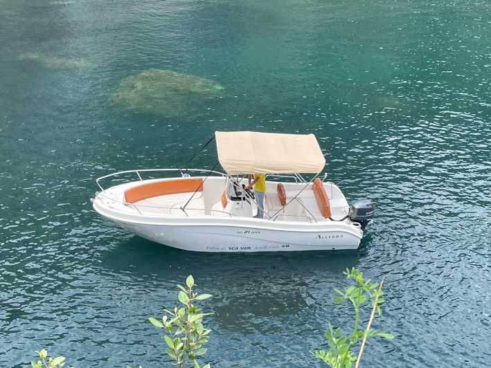 Open Motorboat Rental Allegra 21 Amalfi Coast