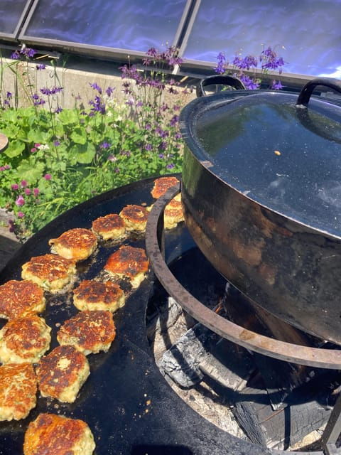 Outdoor Cooking With Gerd at the Stove.