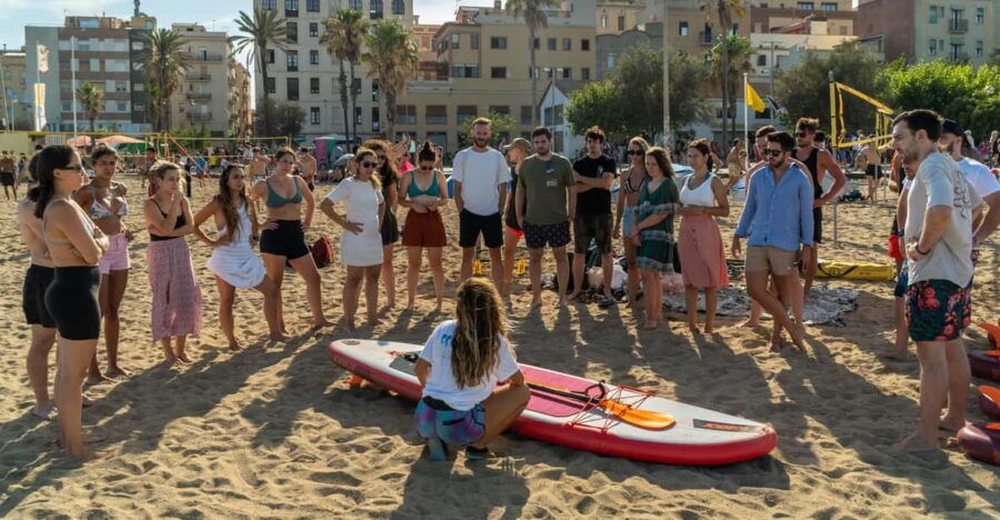 Paddlesurf Lesson in Barcelona - Activity Overview