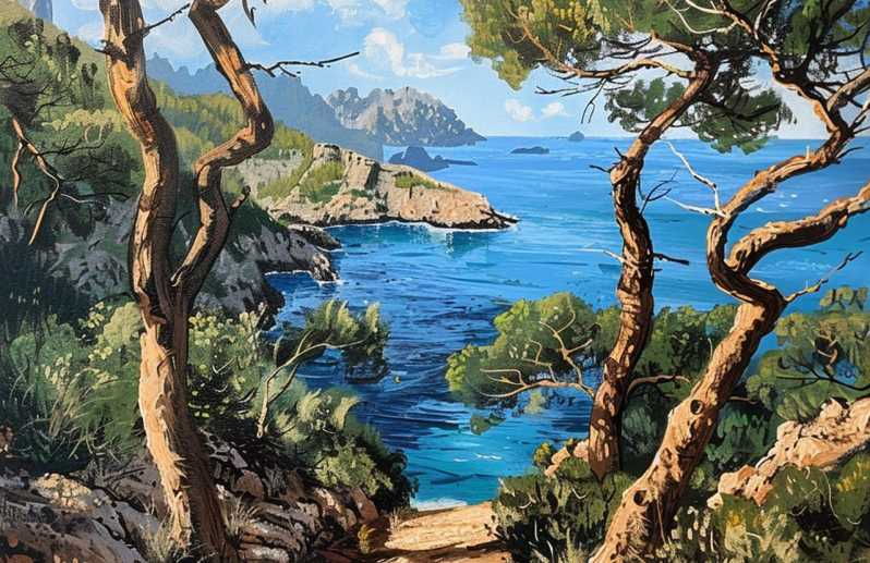 Paint Like Bob Ross: Mallorca Inspired