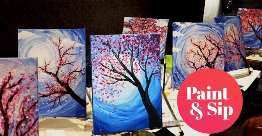Paint & Sip: Paint and Wine Workshop With Welcome Drink