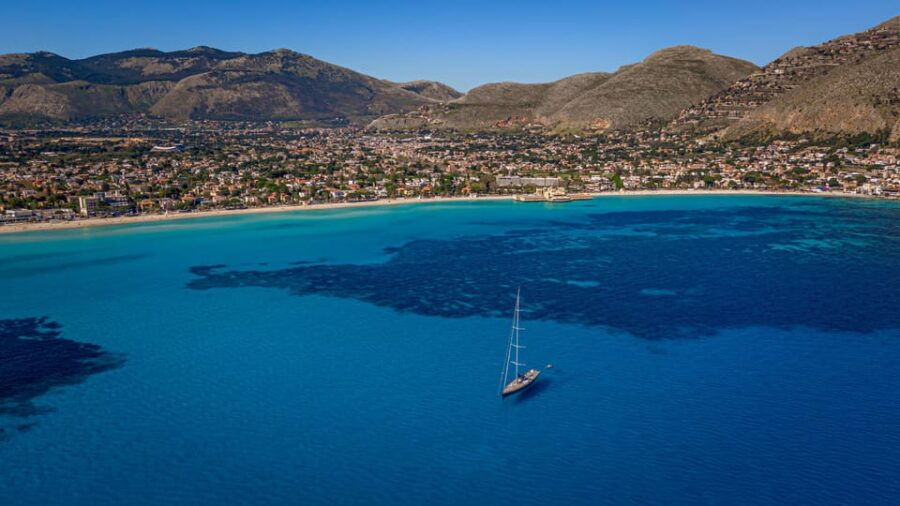 Palermo: Boat Tour to Mondello – Isola Delle Femmine + Drink