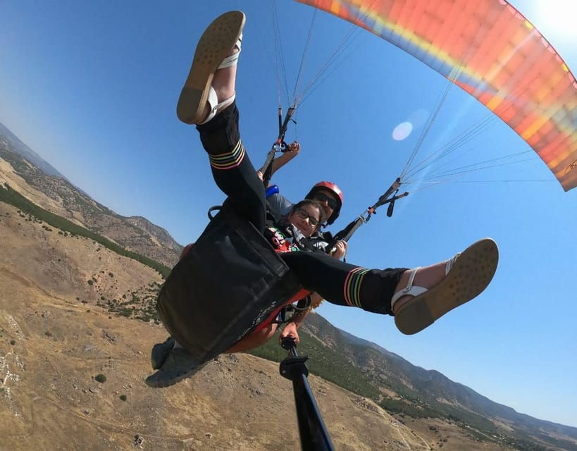 Pamukkale: Tandem Paragliding With Ancient Hierapolis Views
