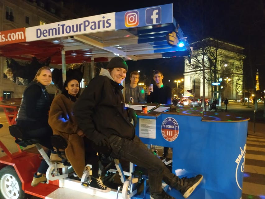 Paris: Beer Bike Bar With Drinks Included - Overview of the Experience