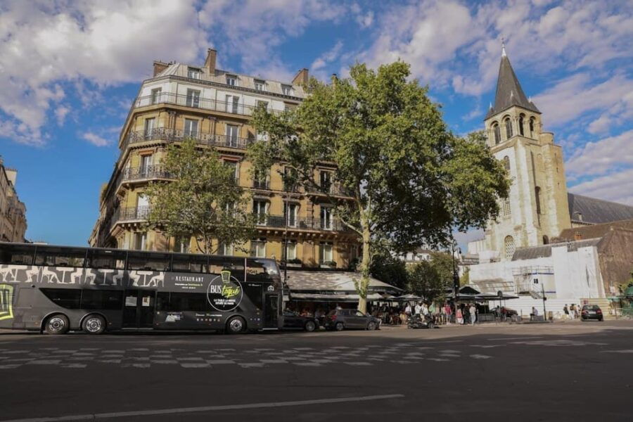 Paris Bus Toqué St Germain 3-Course Dinner W/ Champagne