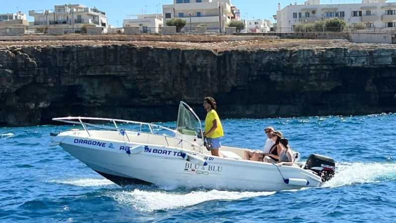 PRIVATE BOAT TOUR BETWEEN MONOPOLI AND POLIGNANO A MARE