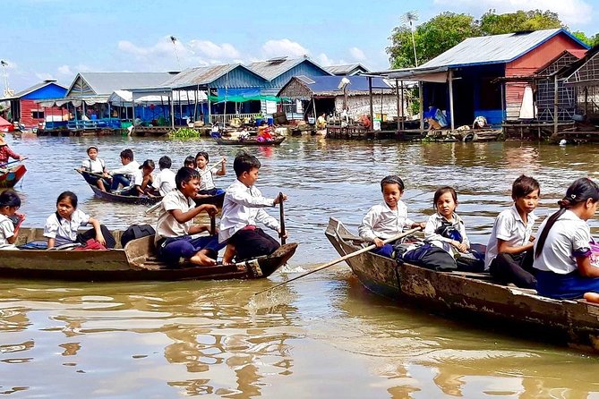 Private Tour in Siemreap to Kulen Mountain Waterfall and Floating Village