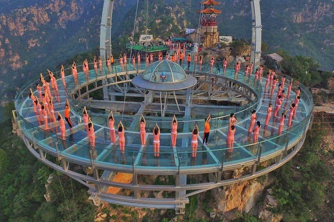 Private Tour to Shilinxia Glass Platform and 798 Art District With Cable Car
