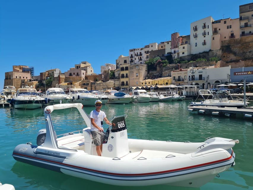 Rent a Rib for Half a Day in July in Castellammare Del Golfo