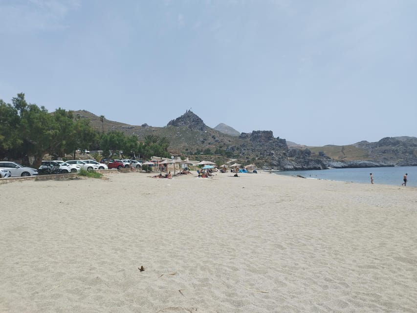 Rethymno, Damnoni Beach and Preveli Tour With Private Cruise