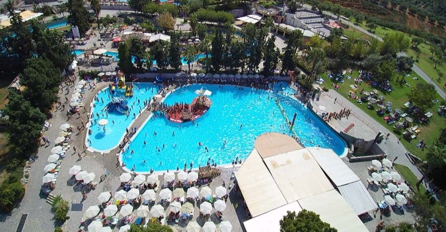 Rethymno: Roundtrip Bus Transfer to WaterPark Limnoupolis - Overview of Limnoupolis