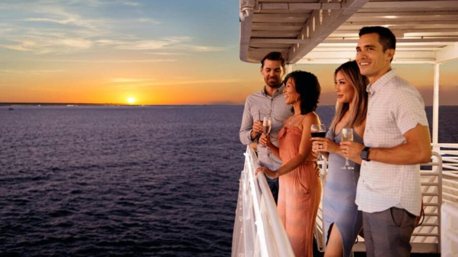 Rhodes: Sunset Cruise With Live Music, Wine & Greek Buffet - Overview and Pricing