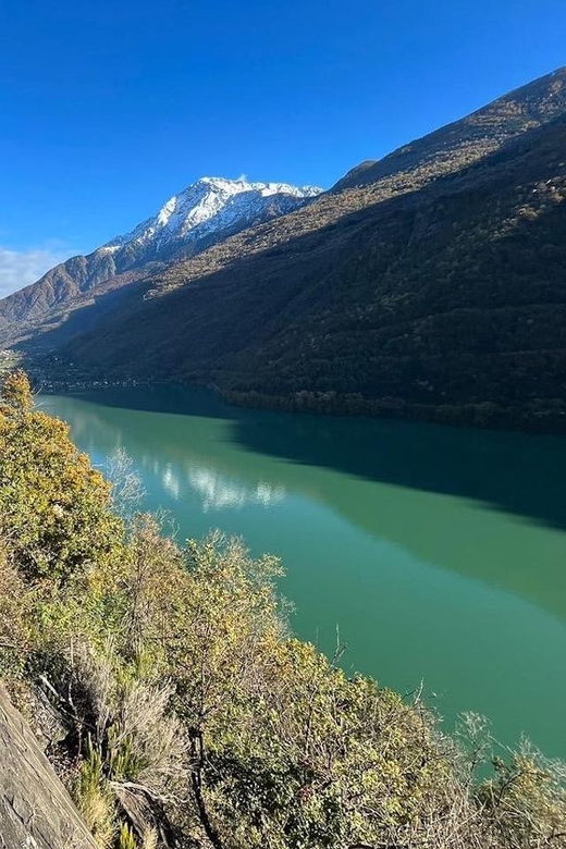 Rock Climbing in Colico on the Top of Lake of Como